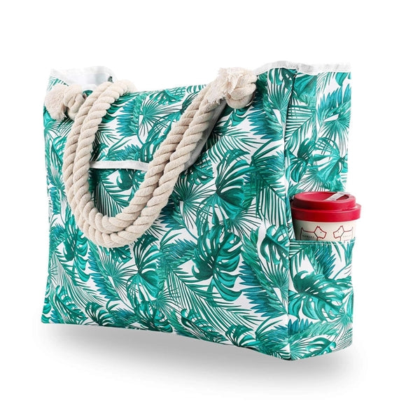 Large Beach Canvas Tote Bag