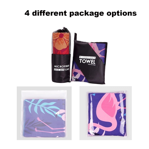 31.5 x 63 Silk Touch Sublimated Microfiber Beach Towel