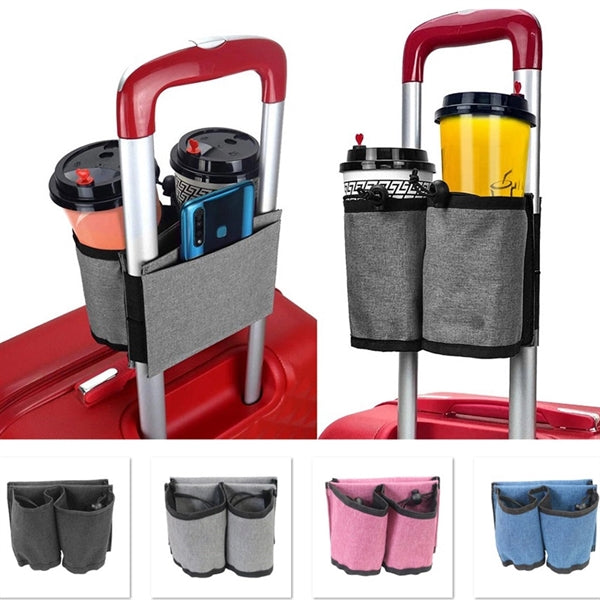 Luggage Cup Holder Suitcase Handles Phone Bag For Hand-Free
