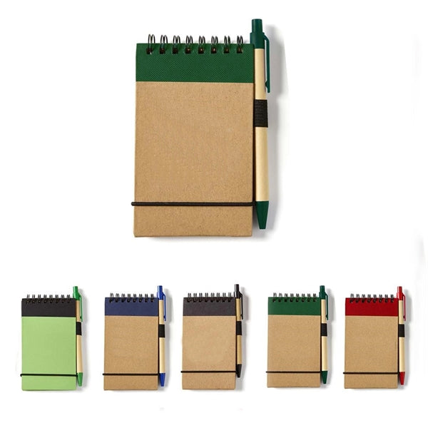 Notebook Jotter w/ Colored Pen