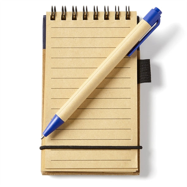 Notebook Jotter w/ Colored Pen