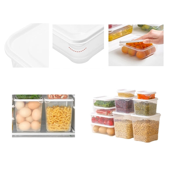 5.7"H PP Square Food Container Lunch Box