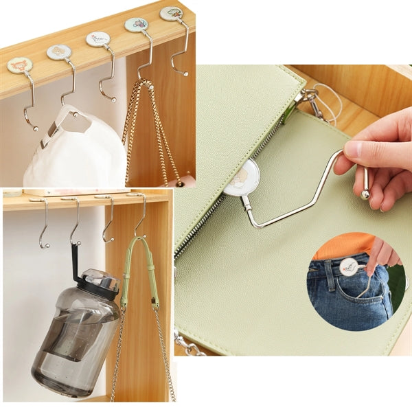Full Color Metal S-shaped Bag Hook for School Office Home