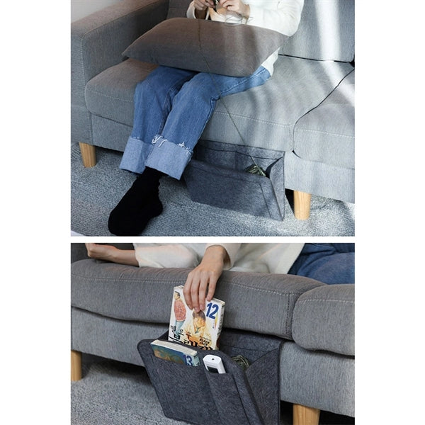 Bedside Sofa household felt Hanging Storage Bag