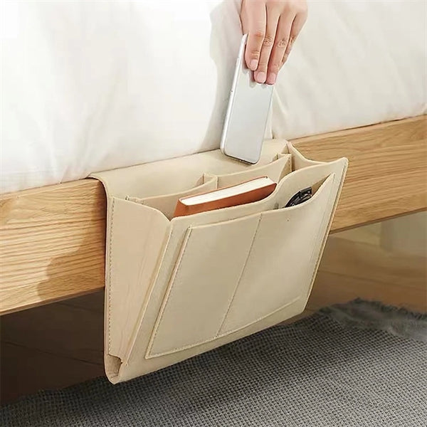 Bedside Sofa household felt Hanging Storage Bag