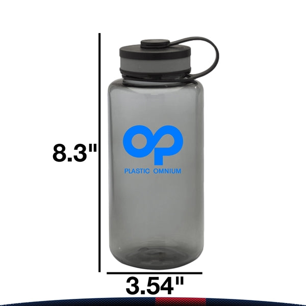 Klnie Plastic Water Bottle - 38 OZ.
