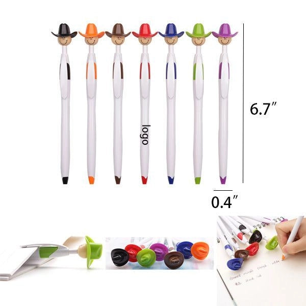 Cowboy Hat Smiley Pens