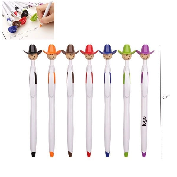 Cowboy Hat Smiley Pens