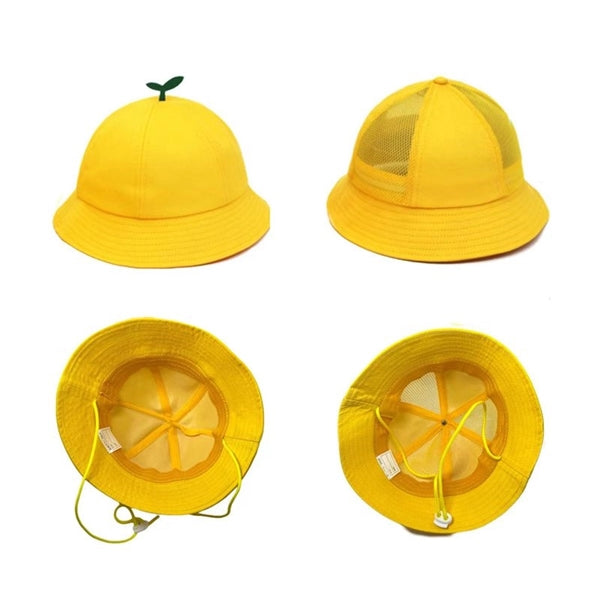 Yellow Kindergarten Kid Cotton Bucket Hat