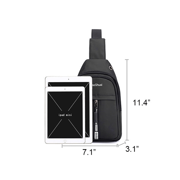 Nylon Crossbody Sling Bag