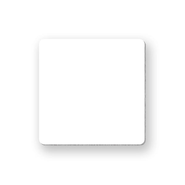 2 1/2" Square Full Color Chipboard Button