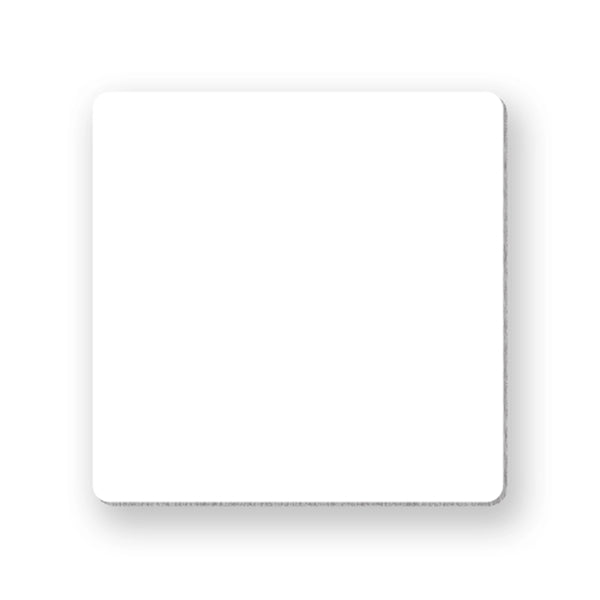 3" Square Full Color Chipboard Button