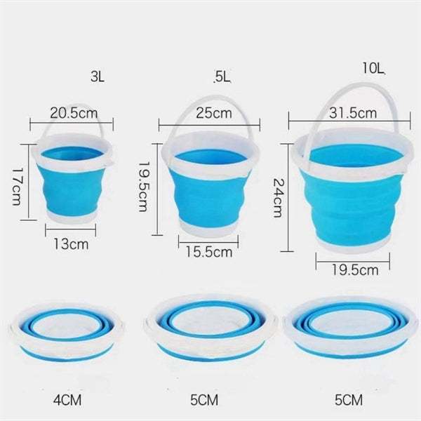10L Foldable Silicone Bucket