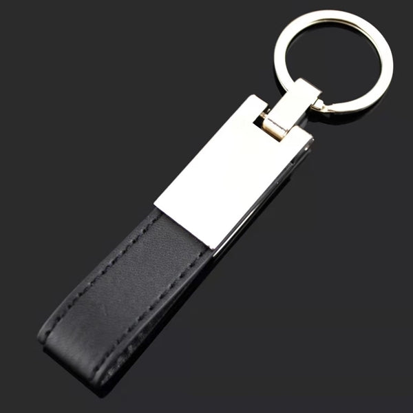 Leather Keychain for Car Home Key Ring Strap Holder