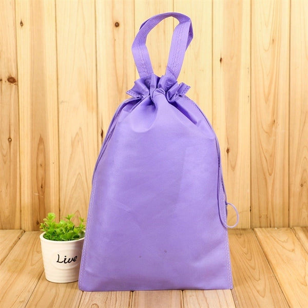 Non-woven Drawstring Bundle Pocket Gift Bags w/Handle