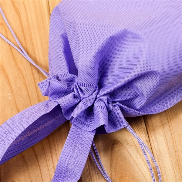 Non-woven Drawstring Bundle Pocket Gift Bags w/Handle