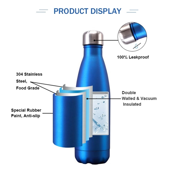 500ml/750ml Stainless Steel Water Bottle Custom Logo