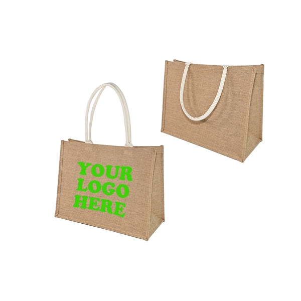 Jute Grocery Tote Bag