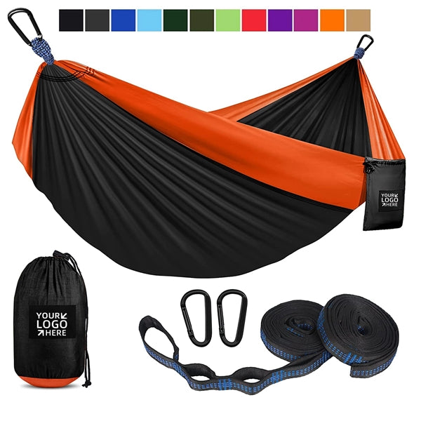 Single and Double Camping Hammocks with Straps
