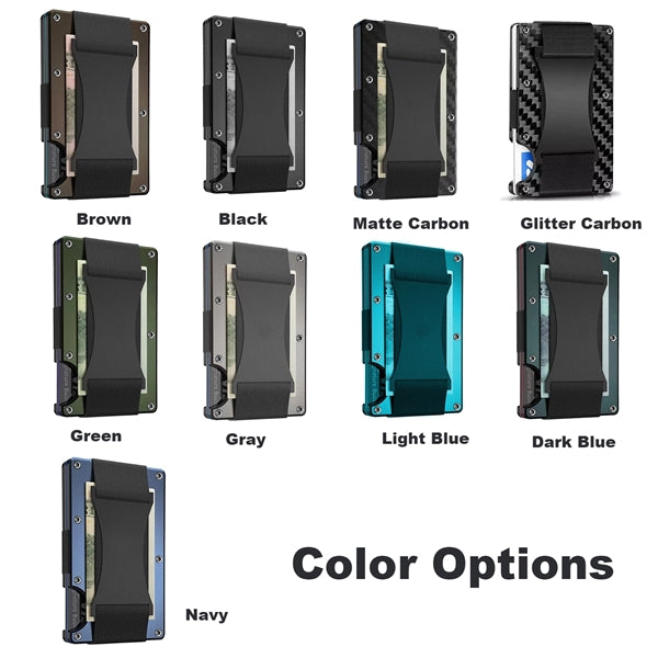 RFID Blocking Minimalist Slim Wallet For Men