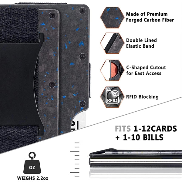 RFID Blocking Minimalist Slim Wallet For Men