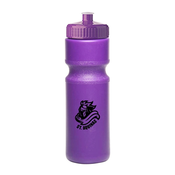 28 oz. Push-Cap Plastic Water Bottle (1 Color Imprint)