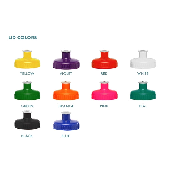 28 oz. Push-Cap Plastic Water Bottle (2 Color Imprint)