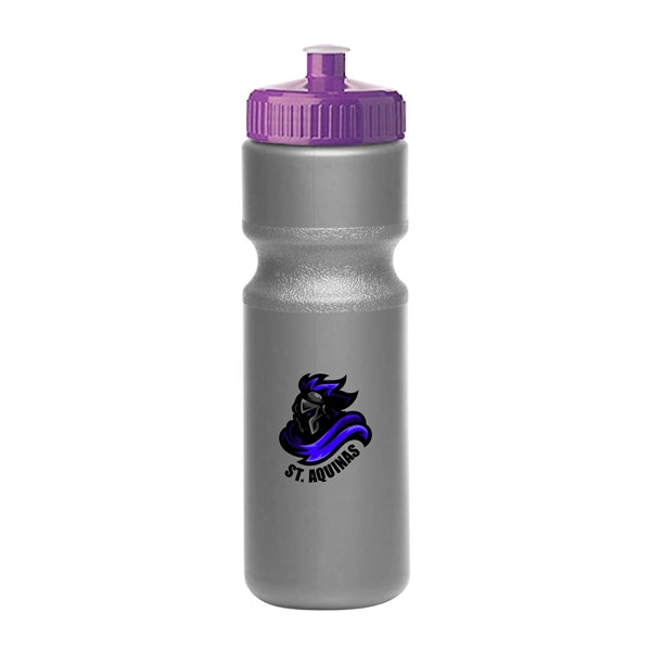 28 oz. Push-Cap Plastic Water Bottle (Full Color Imprint)