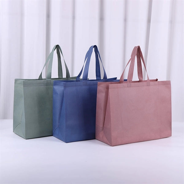 Nonwoven Big Shopping Tote Bag 19 1/2 x 15 1/2 x 7 1/2"