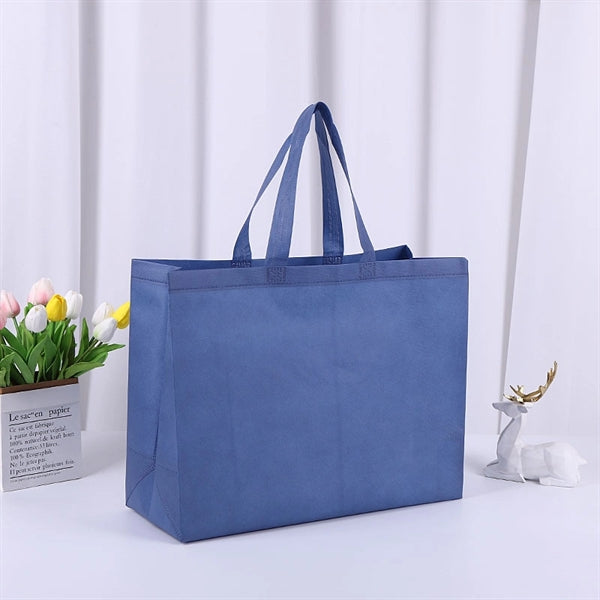 Nonwoven Big Shopping Tote Bag 19 1/2 x 15 1/2 x 7 1/2"