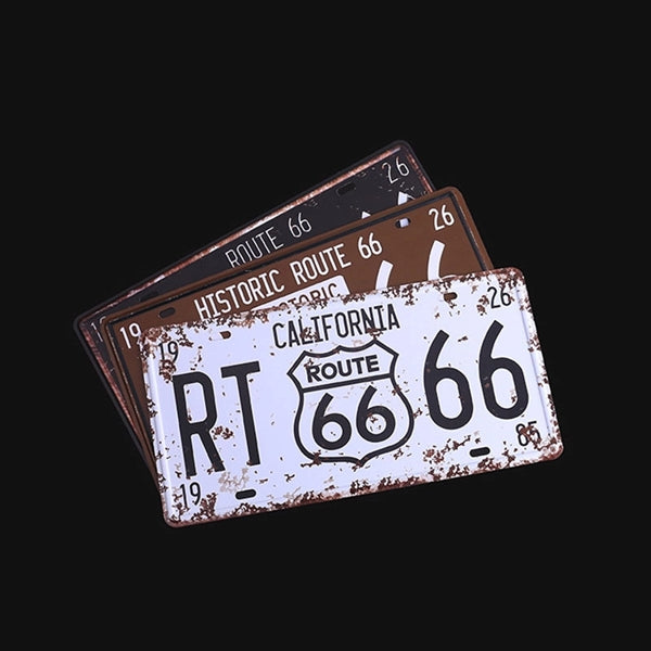 Full Color Dye Sublimated Embossed Aluminum License Plate