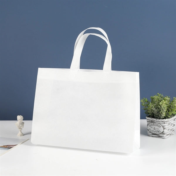 Large Non-Woven Shopping Tote Bag - 16x20x8"