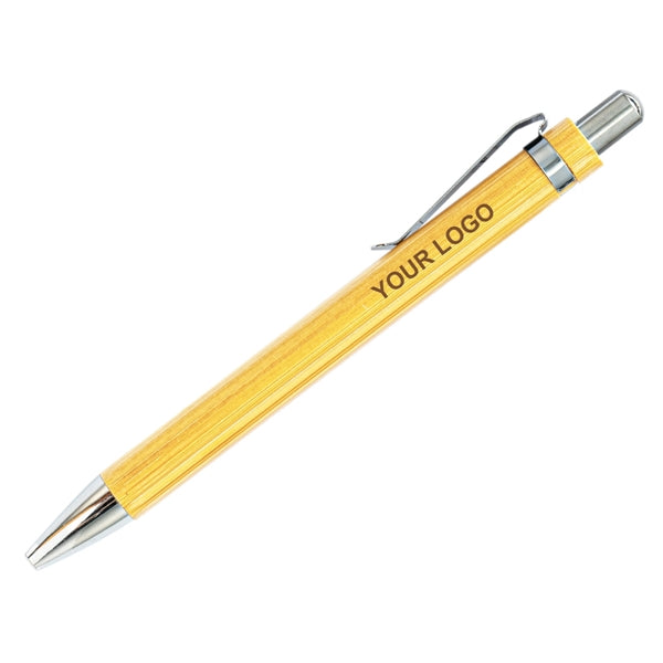 Retractable Bamboo Pen