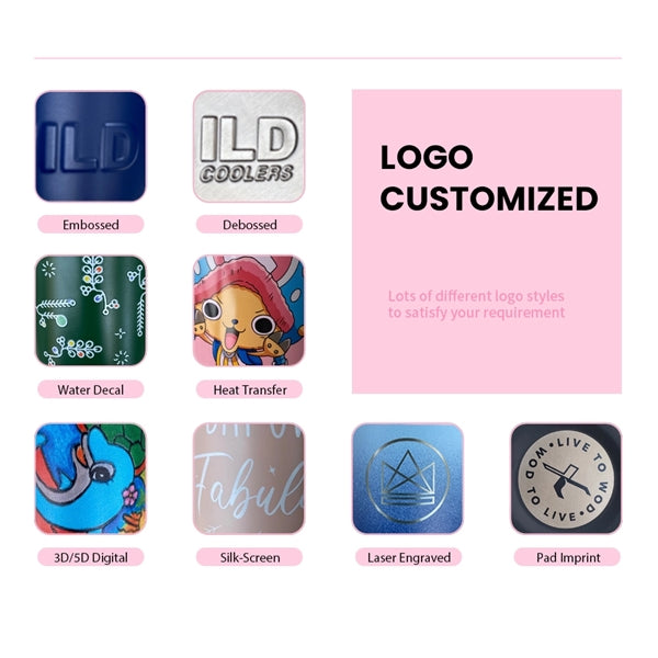 Double Wall Insulated Drink Bottle with Logo