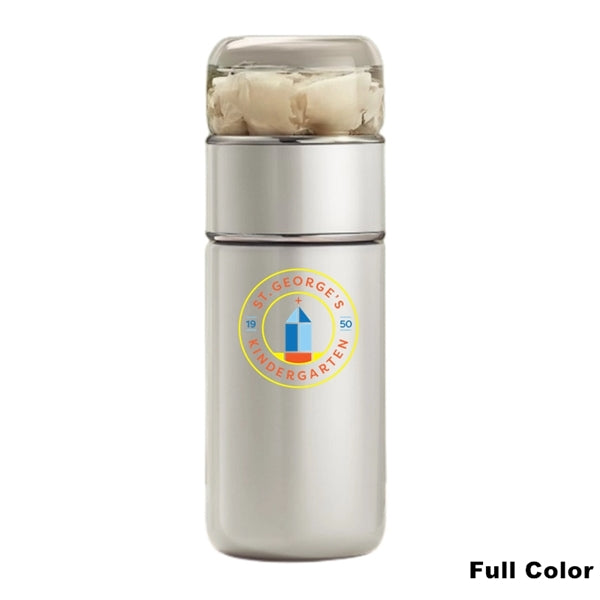10 oz Tea Water Separation Filter Stainless Steel Bottle