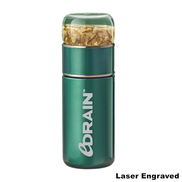 10 oz Tea Water Separation Filter Stainless Steel Bottle