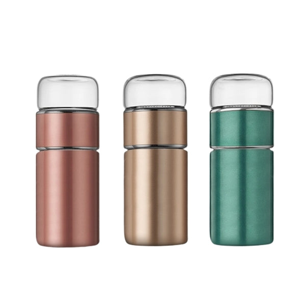 10 oz Tea Water Separation Filter Stainless Steel Bottle