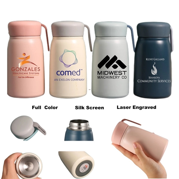 12 oz Stainless Steel Thermos Water Bottle Tumbler Flask