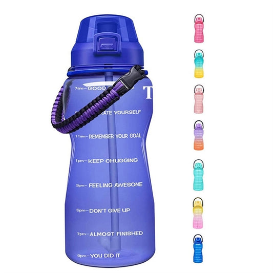 Half Gallon Motivational Water Bottle