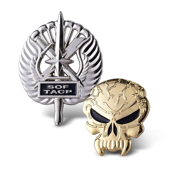 3D Die Cast Lapel Pins, 1.5"