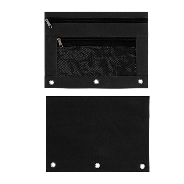 3-Ring Binder Pencil Pouch w/Zipper