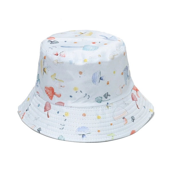 Unisex Print Double Side Wear Reversible Bucket Hat