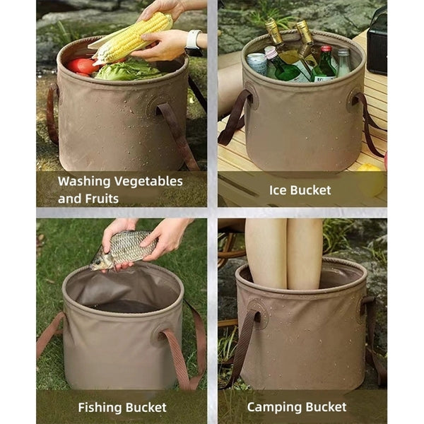 2.6 Gallon Collapsible Bucket with Handle
