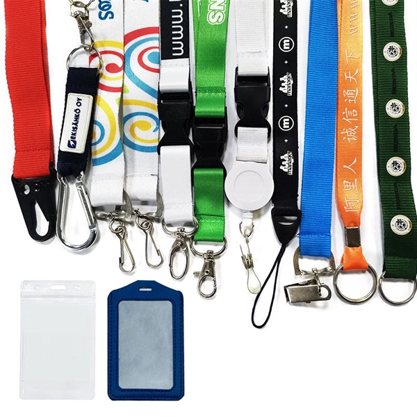 Printed Polyester Lanyard with Logo