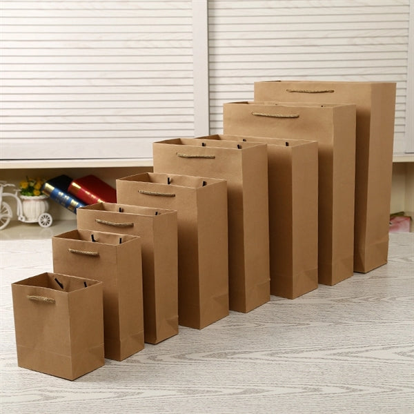 Kraft Paper Bag With Handle Gift Shopping