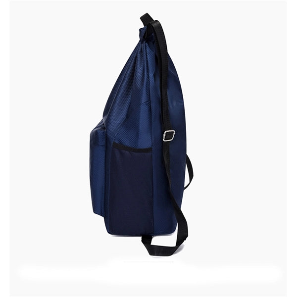 Waterproof Drawstring Gym Backpack Bag With Front Pocket