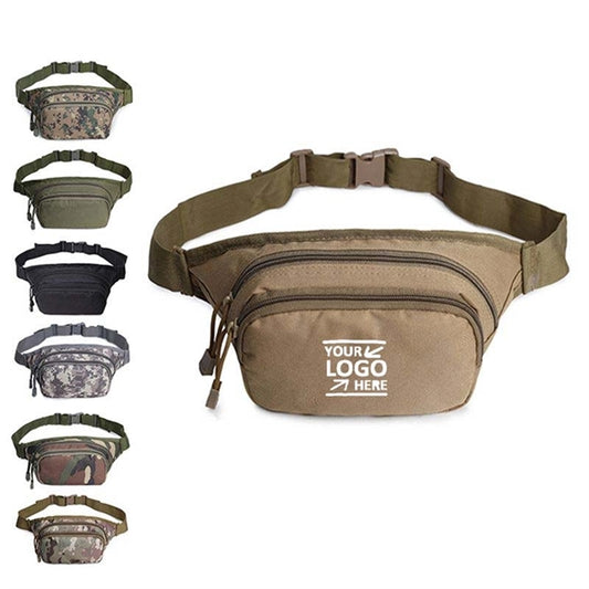 Tactical Military Camping Fanny Pack Canvas Waist Bag