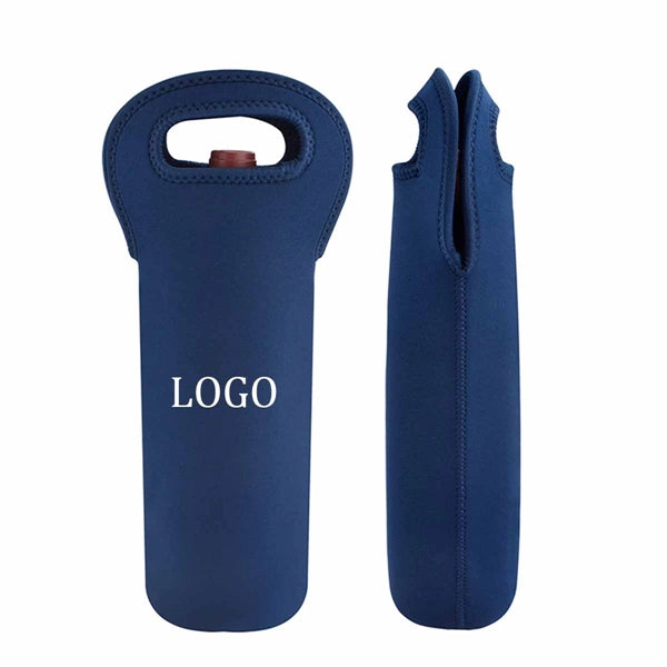 Insulated Neoprene Single Wine Carrier Tote Bag Bottle Holde