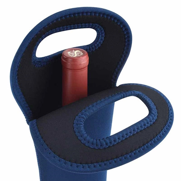 Insulated Neoprene Single Wine Carrier Tote Bag Bottle Holde