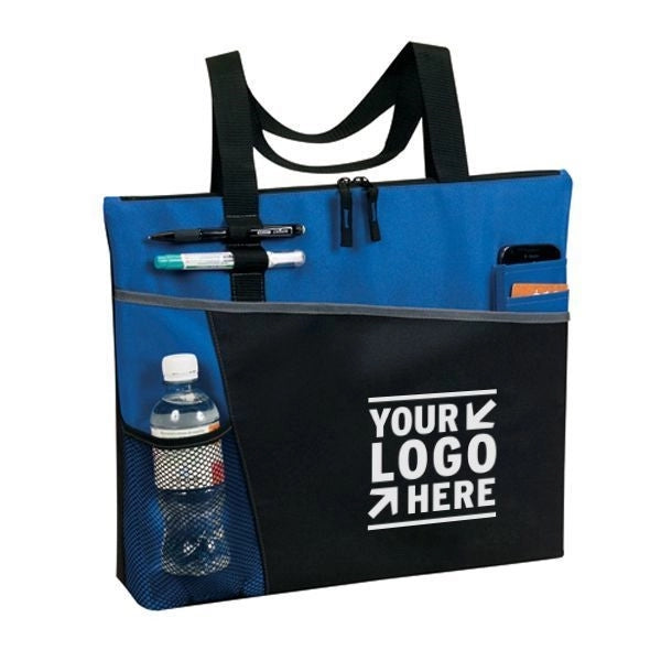 Brady Zippered Brief Polycanvas Tote Bag